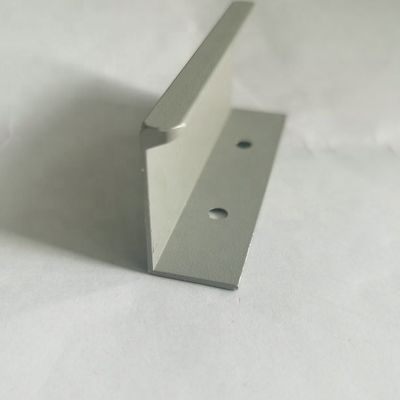 90 Degree Corner Extruded Aluminum Parts Single Side Half Triangle Angle Bracket