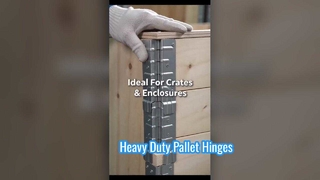 Heavy duty pallet hinge