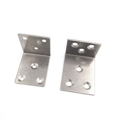 Stainless Steel Carbon Steel Custom Stamping Decorative L Shape Metal Bracket Angle Corner Brackets