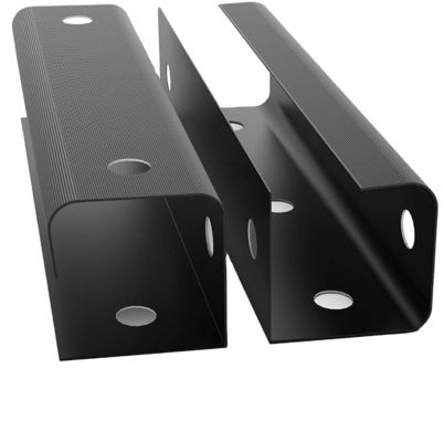 Custom Carbon Steel Powder Coating Metal Bracket Under Desk Cable Management Tray Wire Tray For Office