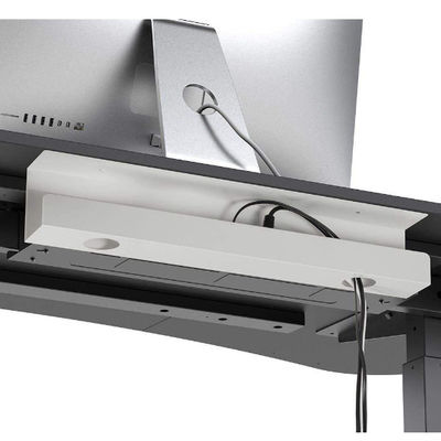 Custom Carbon Steel Powder Coating Metal Bracket Under Desk Cable Management Tray Wire Tray For Office