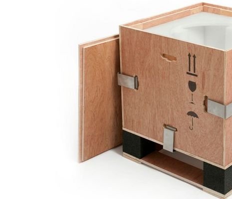 V Shape Shipping Crate Clips For Wooden Box 65Mn Carbon Steel