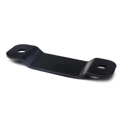 Bracket Clip Custom Metal Stamping Parts Mounting Black Coating Support Bracket