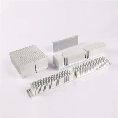 Computer Cooling Metal Heatsink Silver Brass Anodized Surface Treatment