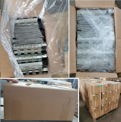 Custom 170-400mm 220 X 80 X 1.2mm Height Metal Stamping Galvanized Sheet Carbon Steel Collar Hinges With Thorn