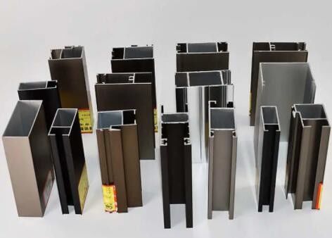 Sliding Door And Window Frame Aluminum Extrusion Parts Custom Surface Treatments