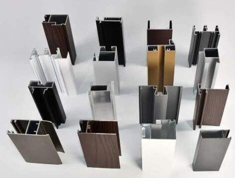 Sliding Door And Window Frame Aluminum Extrusion Parts Custom Surface Treatments