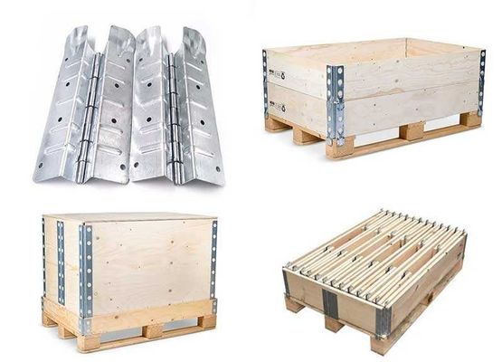 Hardware Accessories Galvanized Wooden Box Pallet Collar Hinge 1.5mm Thickness