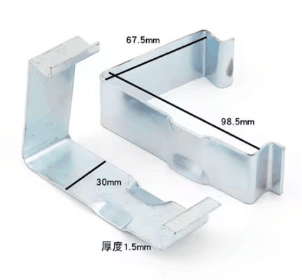 Wholesale V-Shaped Spring Metal Crate Clips Stamping Clip Parts for Logistics Wooden Box Fixed