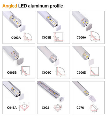Bend LED Strip Aluminum Light Channel Plaster Aluminum Extrusion Parts