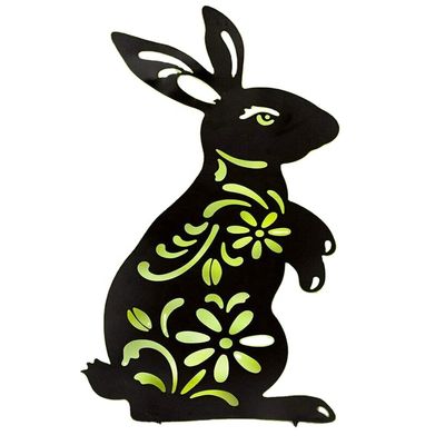 Custom Laser Cut Metal Parts Metal Laser Cutting Animal Rooster Garden Silhouette Yard Art Garden Stake