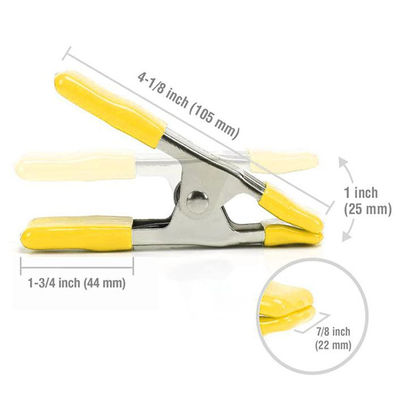 2/4/6 Inch Spring Clips Multifunctional Woodworking Clamps A Metal Spring Clip