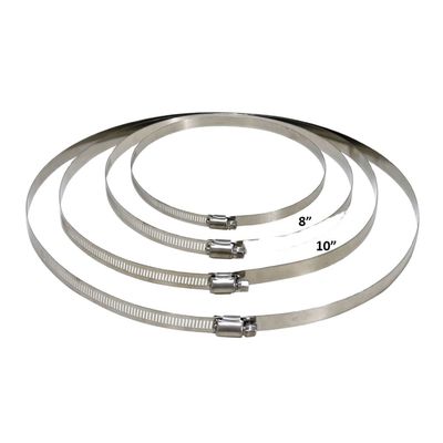 Rubber Lined P Clips Rubber Pipe Clamps Stainless Steel INOX 304 Durable R Types Hose Clamps Quick Locking Pipe Clamp