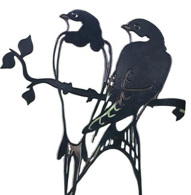 OEM Custom Stainless Steel Laser Cut Parts For Garden Art Decoration With Animal Shape Laser Cutting Bending Service