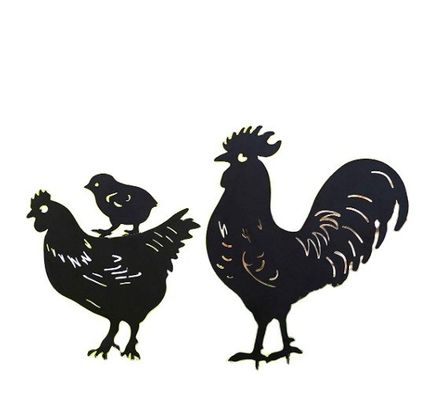 OEM Custom Stainless Steel Laser Cut Parts For Garden Art Decoration With Animal Shape Laser Cutting Bending Service