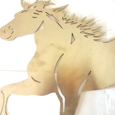 Sheet Metal Laser Cutting  Panel Etching Service Stainless Steel Heart Design Metal Laser Cutting