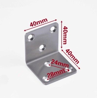 OEM ODM customized stainless steel  cold rolled steel angle metal iron support corner bracket holder