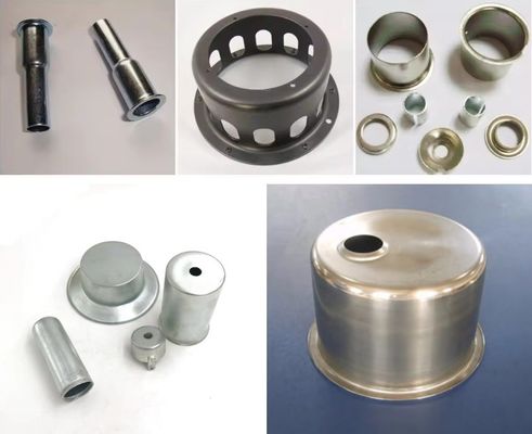 Custom Deep Drawn Sheet Metal Stamping Parts Stainless Steel Aluminum Copper Zinc Carbon Steel Bending Type Deep Drawing Part