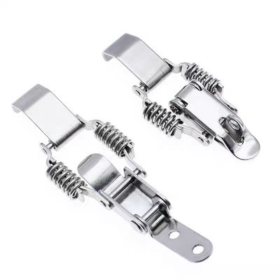 Custom Acceptable 304 Stainless Steel Flexible & Damping Toggle Latch With Self-hook For Medical Equipment & Vehicles
