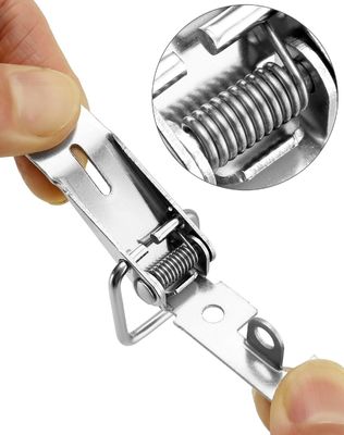 Stainless Steel 304 Toggle Latch Nickel Plated Zinc Finish Spring Loaded Box Clamp Lock Hardware Product
