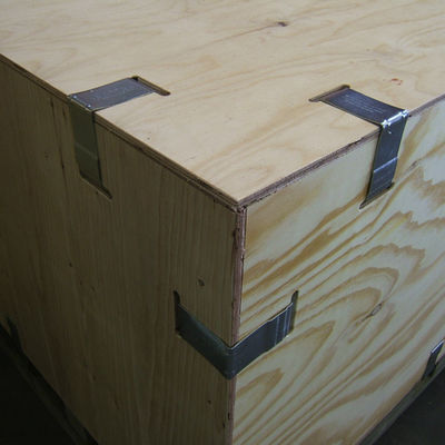 Spring Steel Reusable Shipping Metal Spring Retaining Crate Clips V Shape Clips Clamp  For Wooden Box
