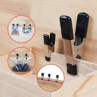 Heavy Duty 2 4 6 9 Inch Black Powder Coated Steel And Carbon Metal Spring A Clamps With PVC Handles For Woodworking