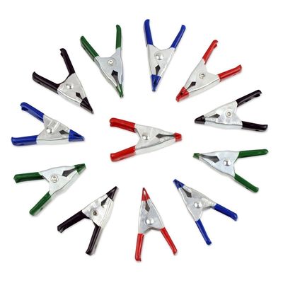 2 Inch 4 Inch 6 Inch Steel Spring Clamps Tent White a Shape Spring Camp Quick Locking Clamp for Wedding Dress Clothes and Tent