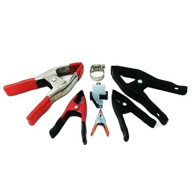 Heavy Duty 2 4 6 9 Inch Metal Spring Clamp Clips With PVC Handles For Woodworking