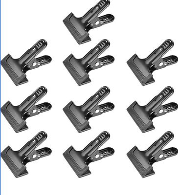 Wholesale Metal Vigorously Clip Background Cloth Clip With Rubber Anti-slip Sleeve
