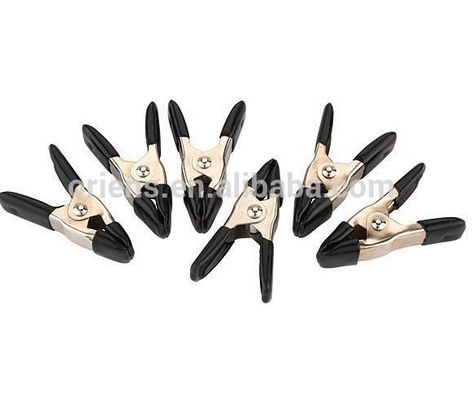 2 Inch 4 Inch 6 Inch Steel Spring Clamps Tent White a Shape Spring Camp Quick Locking Clamp for Wedding Dress Clothes and Tent