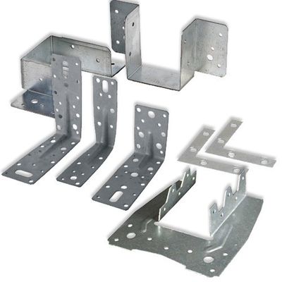 Multi Shaped Steel Wood Timber Connectors Bracket Joist Hangers Metal Accessories Timber Connectors