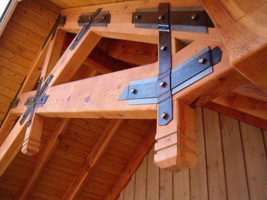 Multi Shaped Steel Wood Timber Connectors Bracket Joist Hangers Metal Accessories Timber Connectors