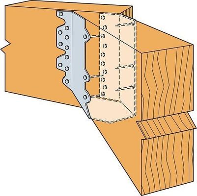 Multi-Shaped Galvanized Steel Wood Timber Connectors Joist Hangers and Bracket Metal Accessories Stamped Processed
