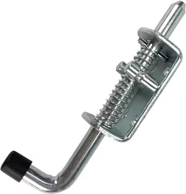 Hot Sale Galvanized Spring Loaded Latch Pin Barrel Bolt Brushed Finished Door Lock Free Sample