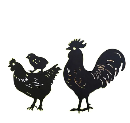 Customized Pattern Laser Cut Crafts Metal Decorations for Garden Park Ornaments with Customized Color