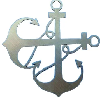 Customized Pattern Laser Cut Crafts Metal Decorations for Garden Park Ornaments with Customized Color