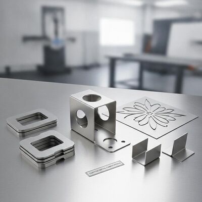 OEM Custom Stainless Steel Sheet Metal Stamping Parts With Laser Cutting and Bending Sheet Metal Fabrication Services