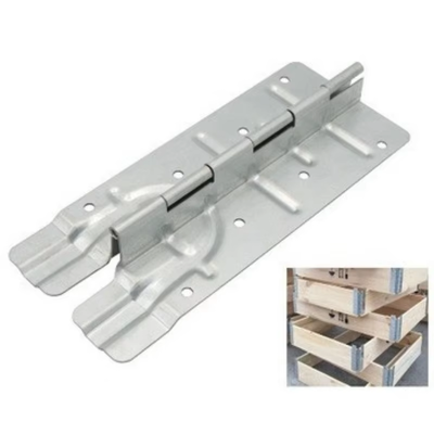 Custom Wooden Pallet Collar Hinges Galvanized Hardware Accessories for Wooden Pallet