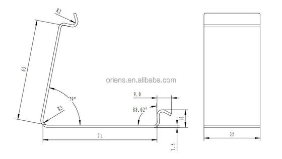 OEM Custom Sheet Metal Stamping Crate Clips Spring Clips For Fixing Wooden Box Reusable And Durable Clips